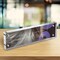 Azar Displays Black Acrylic Block with Metal Back Plate 3 in. X 11 in., 2PK 104664-BLK-2PK - alternate 2